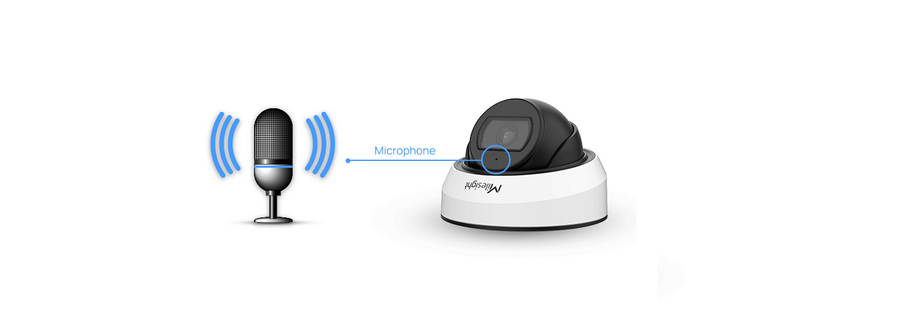 MS-C8175-PD - Milesight 4K NDAA AI Weather-proof Mini Dome Network Camera- Cable out