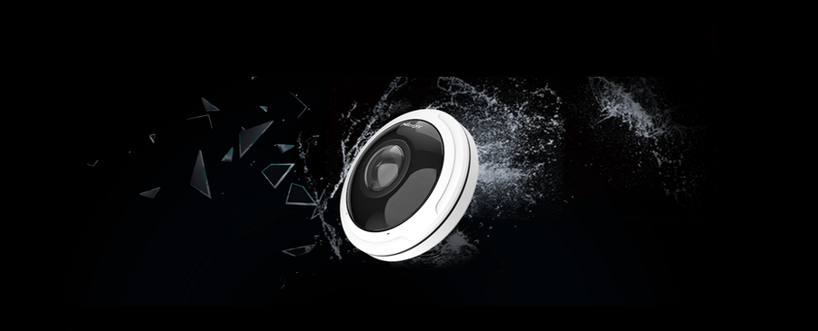 MS-C9674-PA - Milesight 12MP NDAA AI 360° Fisheye Network Camera - Multi Cable Out