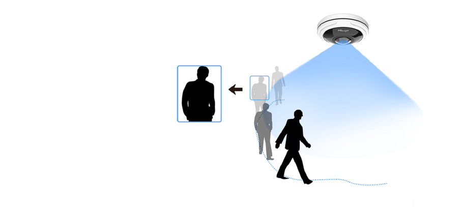 MS-C9674-PA - Milesight 12MP NDAA AI 360° Fisheye Network Camera - Multi Cable Out