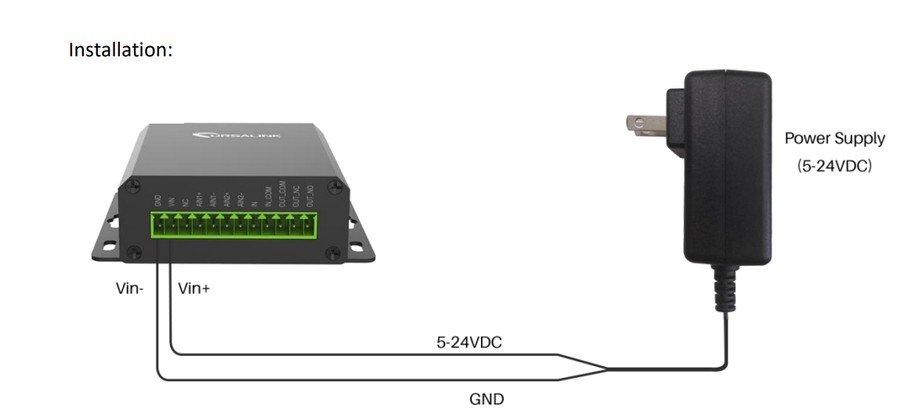 Milesight UC3422 - Ursalink 4G/LTE Remote I/O with analog inputs, digital Input and Relay IoT Controller