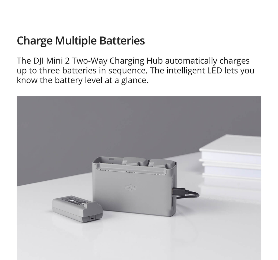 CP-MA-00000328 - DJI Mini 2 Two-Way Charging Hub CP-MA-00000328