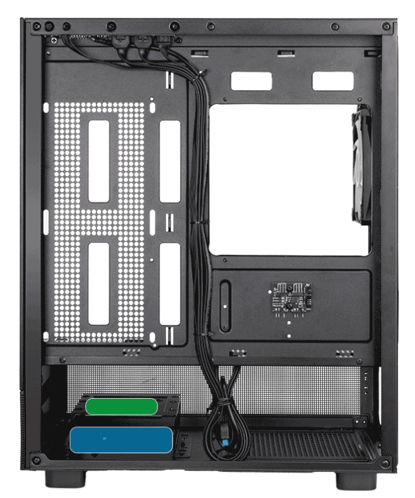 SST-LD04-B-ARGB - SilverStone LD04 MATX Black Mid Tower Case