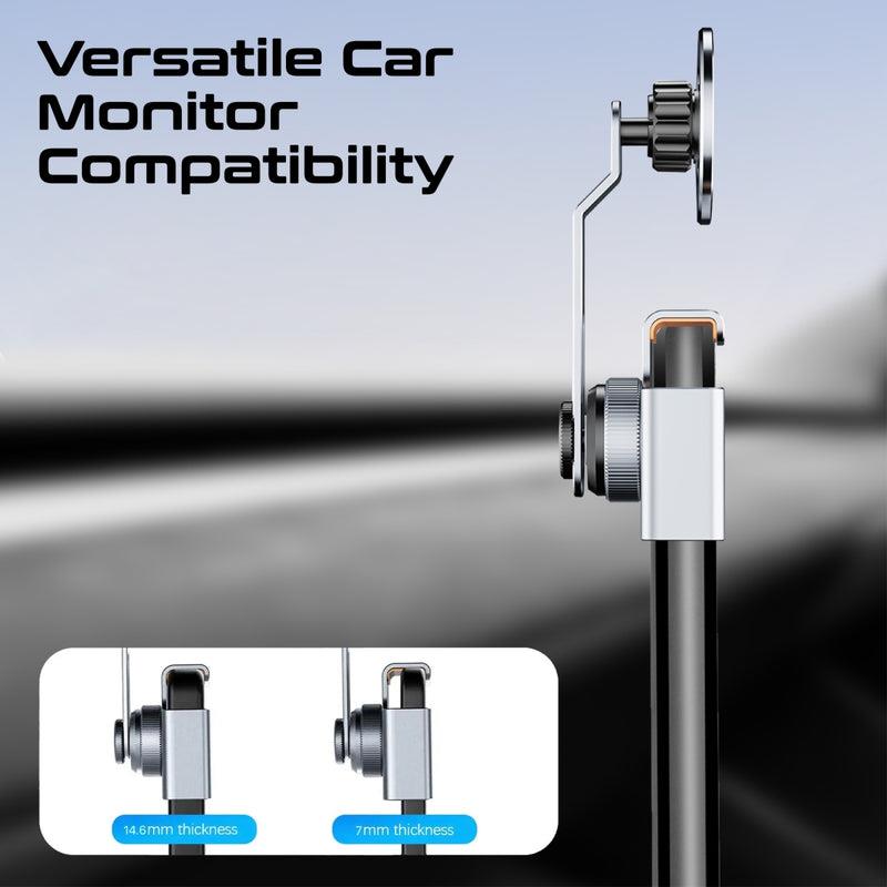 Promate MAGHOLD-90 - SecureGrip Cradleless Magnetic Smartphone Holder on Car Monitor