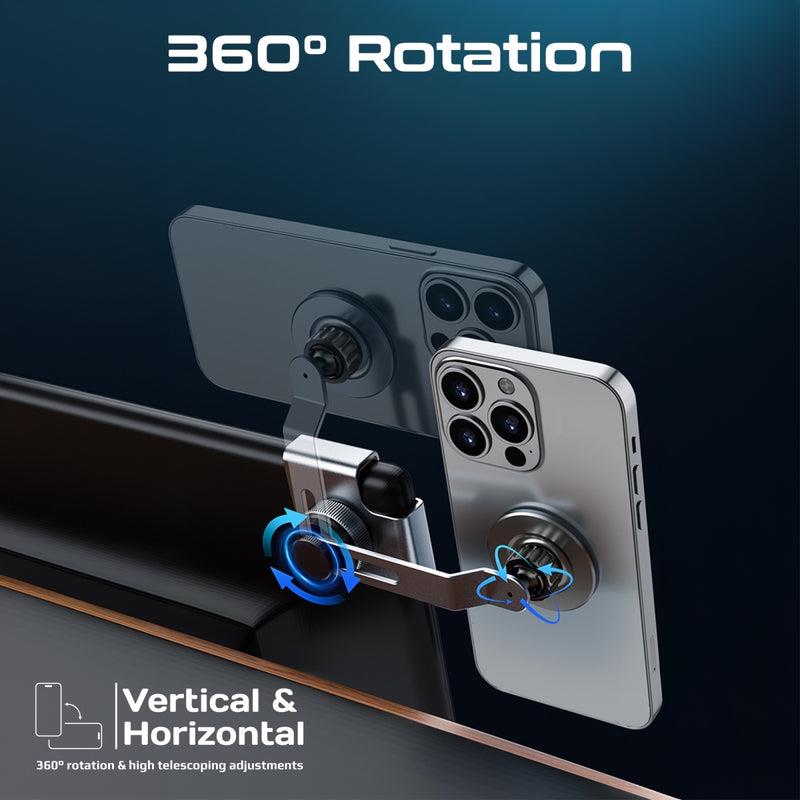 Promate MAGHOLD-90 - SecureGrip Cradleless Magnetic Smartphone Holder on Car Monitor
