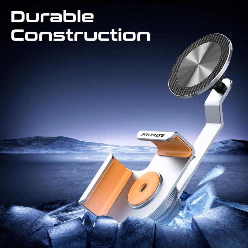 Promate MAGHOLD-90 - SecureGrip Cradleless Magnetic Smartphone Holder on Car Monitor