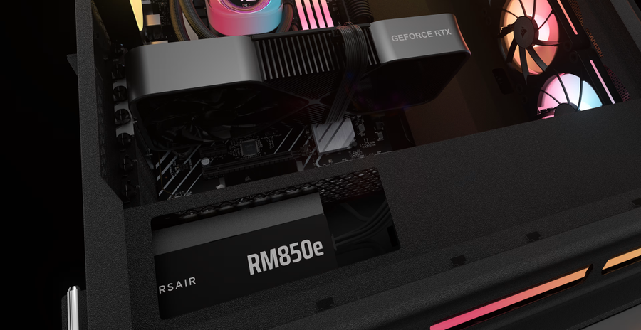 Corsair RM850e Black  850W Cybenetics Gold ATX 3.1 Power Supply