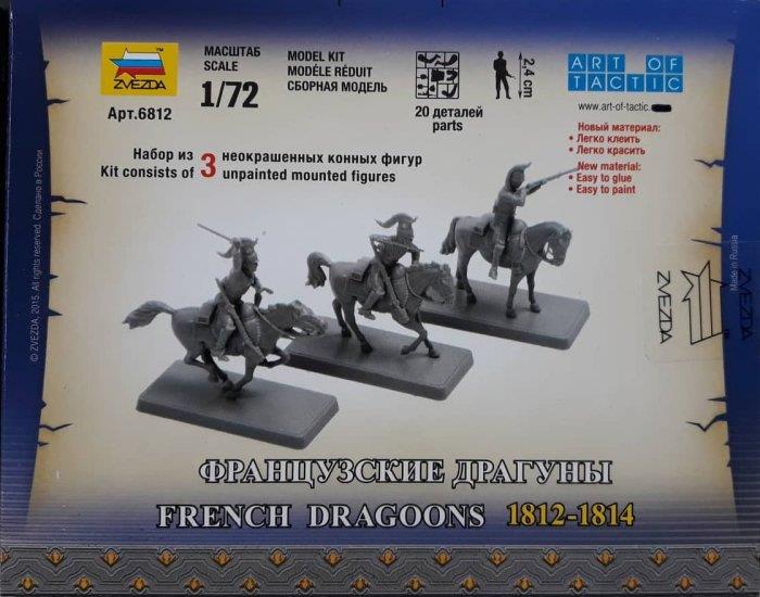 Zvezda Z6812 - ZVEZDA 1/72 1812-1814: FRANZÖSISCHE DRAGONER**