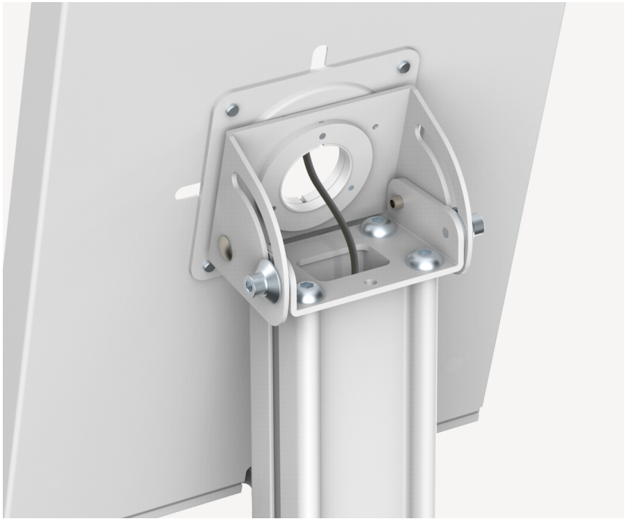 BRATECK PAD34-KP01 - Anti-Theft Enclosed Free Standing Tablet Display Kiosk Anti-skid Pad Prevent Scraches