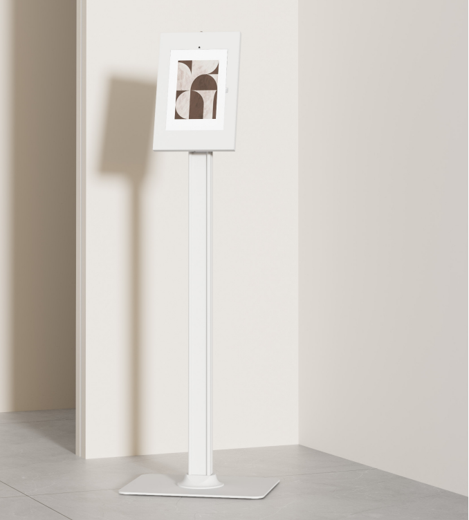 BRATECK PAD34-KP01 - Anti-Theft Enclosed Free Standing Tablet Display Kiosk Anti-skid Pad Prevent Scraches