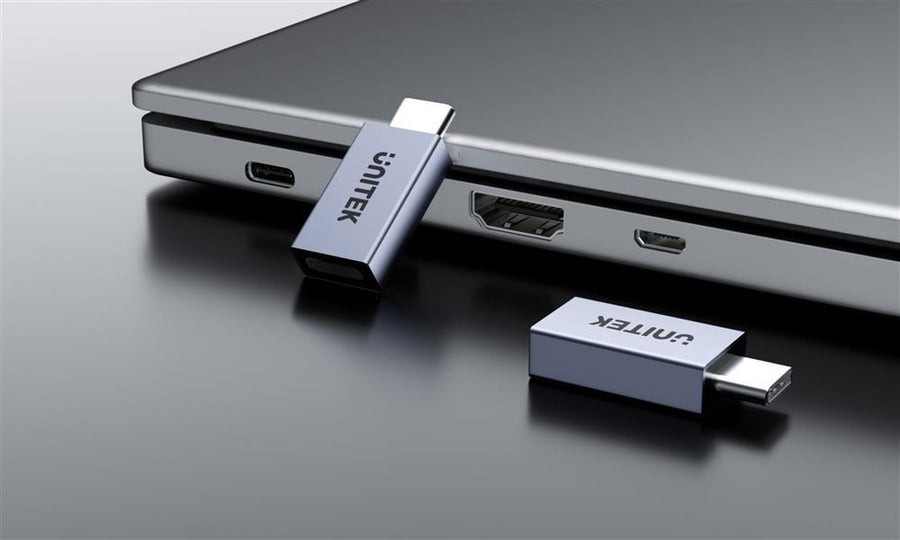 Unitek A1038GY - USB-C Extension Adapter. Type-C Male to Female. Supports up to 8K@60Hz