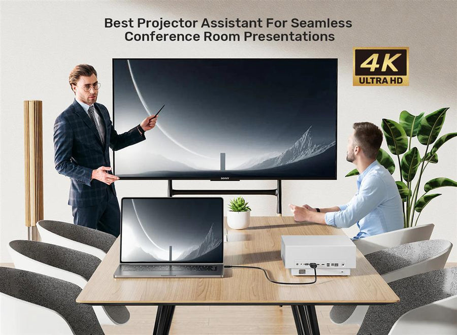 Unitek V1187A - USB-C F to HDMI M Adapter. Supports 4K & 1080P@60Hz HD HDCP & Dynamic HDR Compact