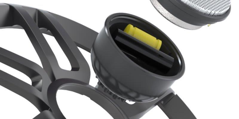 010-02583-01 - FUSION 6.5" 200W XS SERIES SPORTS MARINE WAKE TOWER SPEAKERS GREY XS-FLT652SPB