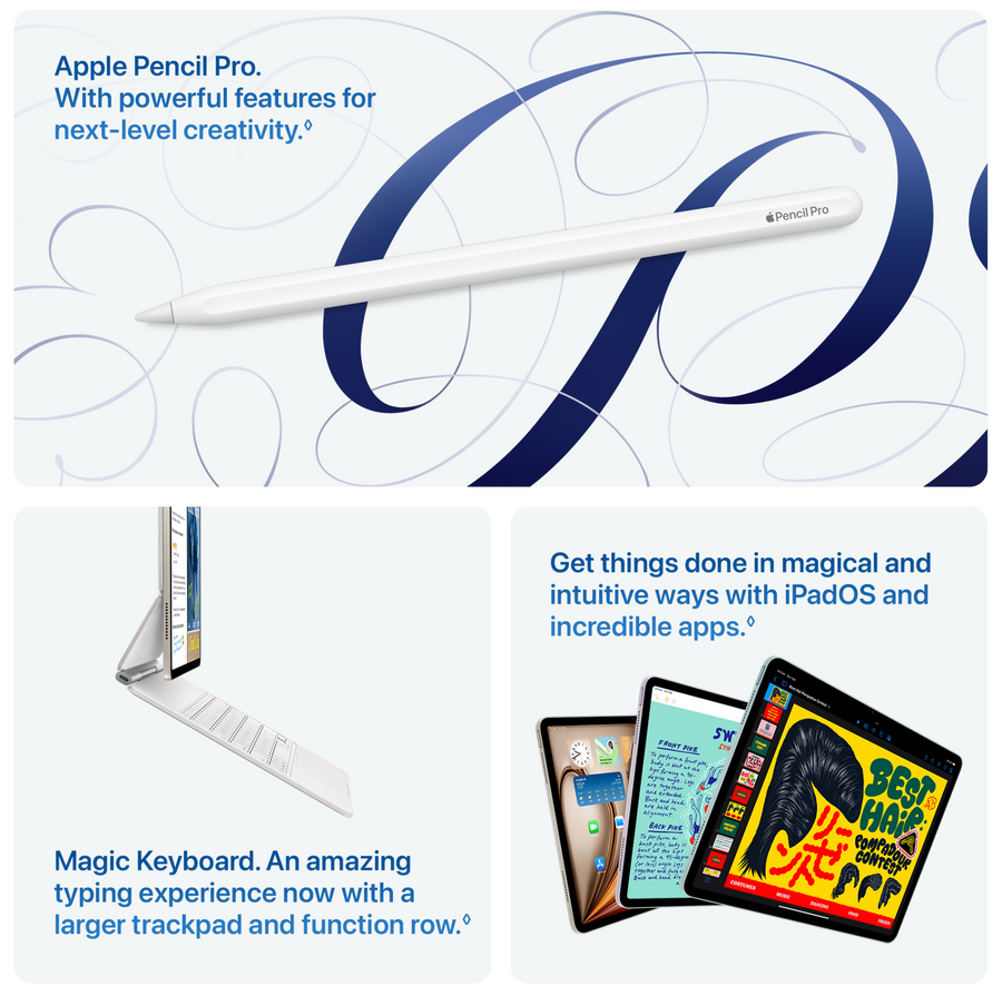 MC9X4X/A - Apple 11-inch iPad Air (M3) Wi-Fi 128GB - Blue