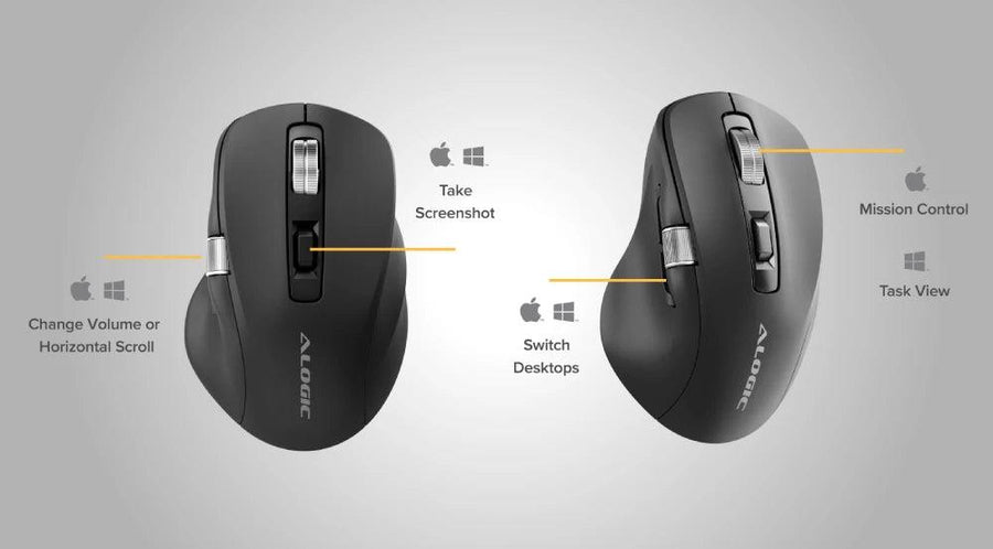 ALOGIC AMBT7KWH - APEX Bluetooth USB-C Rechargeable 7 Keys
