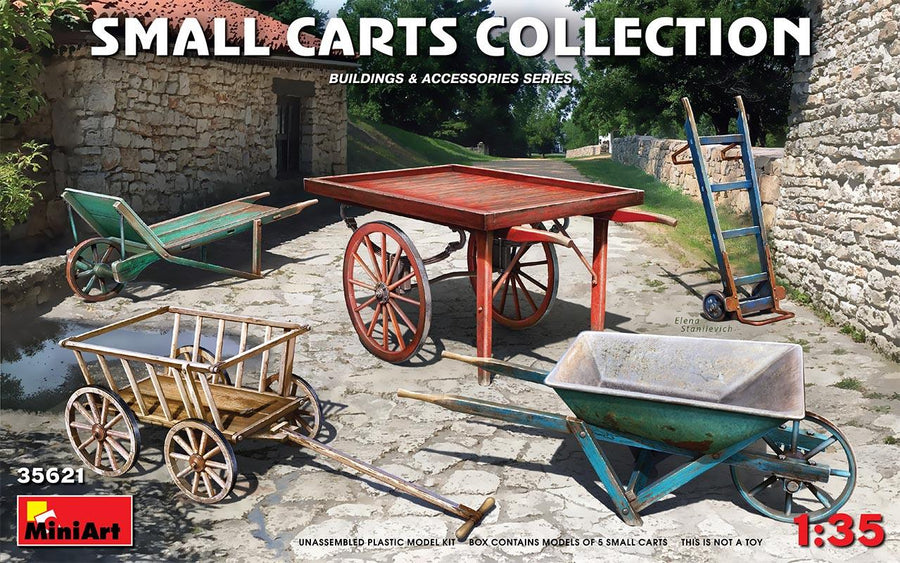 Miniart 2-35621 - MINIART 1/35 SMALL CARTS COLLECTION