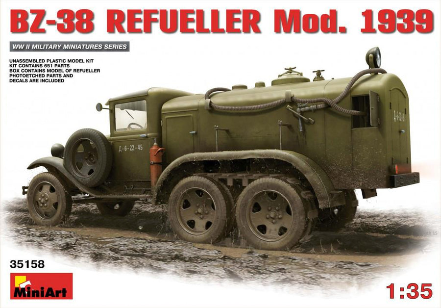 Miniart 2-35158 - MINIART 1/35 BZ-38 REFUELLER Mod. 1939