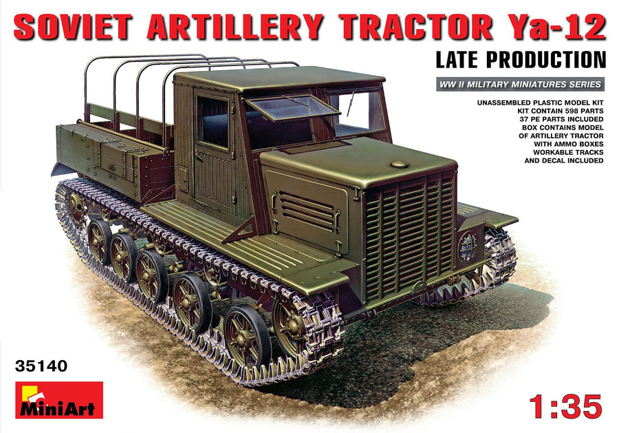 Miniart 2-35140 - MINIART 1/35 Ya-12 SOWJETISCHE ARTILLERIEZUGMASCHINE