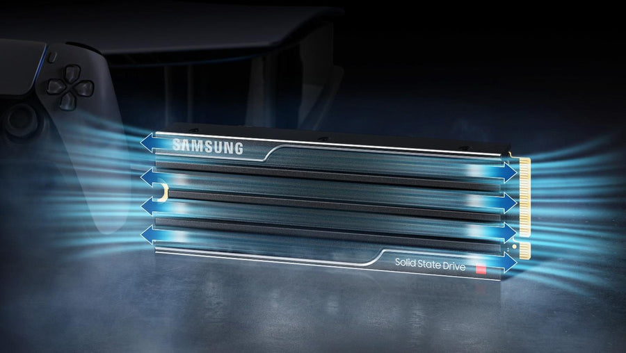 Samsung 9100 PRO With Heatsink  4TB M.2 NVMe Gen5 Internal SSD