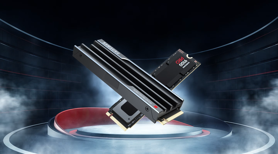 Samsung 9100 PRO With Heatsink  4TB M.2 NVMe Gen5 Internal SSD