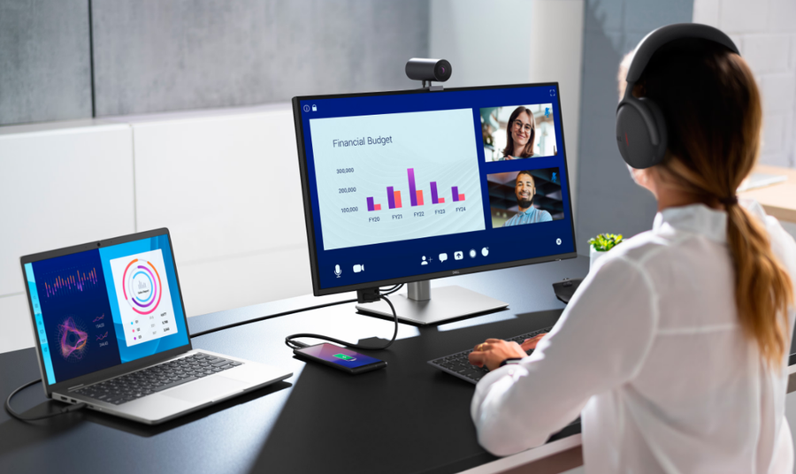P2725QE - DELL P-SERIES PRO PLUS 27" 4K UHD IPS 3840X2160 90W PD HDMI DP USB-C USB RJ45 H/ADJ 3YR