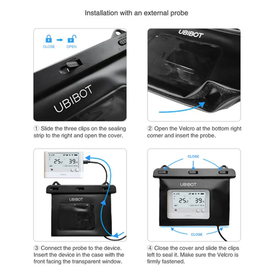 Water-Resistant-Case - Ubibot Water-Resistant-Case For Outdoor Use for WS1 & WS1 Pro
