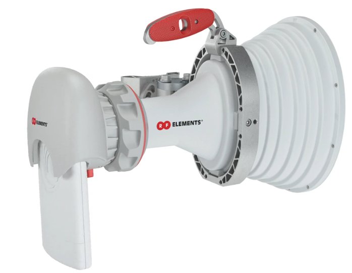 AH60-TP - RF Elements 17 dBi 60 Degree Frequency Range 5180 - 6000 MHz Asymmetrical Horn Twist Port Antenna AH60-TP