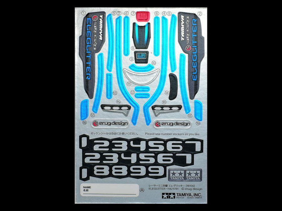 Tamiya 18100 - TAMIYA MINI 4WD ELEGLITTER (VZ)
