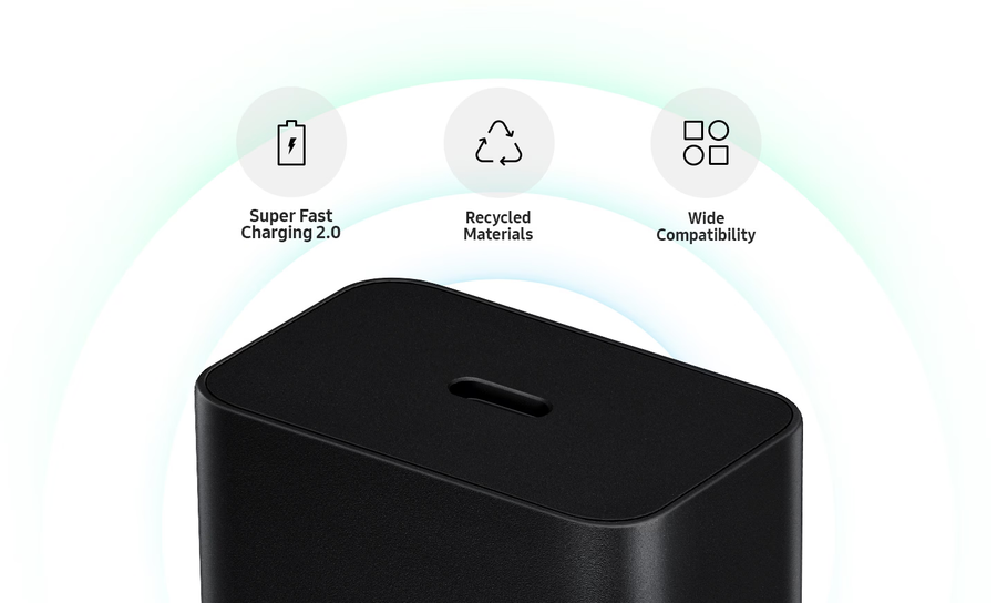 EP-T4511NBEGAU - Samsung 45W SFC Charger USB C Without cable Black