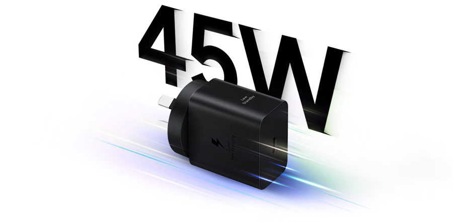 EP-T4511NBEGAU - Samsung 45W SFC Charger USB C Without cable Black