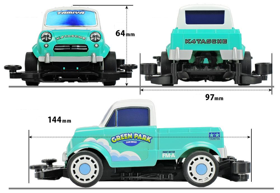 Tamiya Tamiya 18720 - MINI 4WD K4 TASCHEL (FM-A)