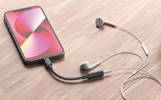 ELP8P35A-BK - ALOGIC Elements PRO Lightning auf 3.5 Audio
