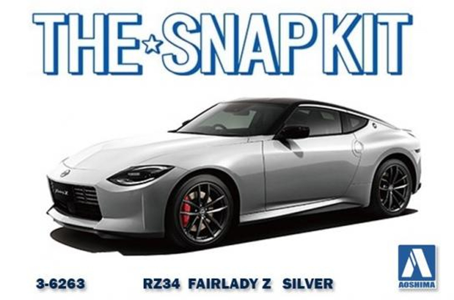 Aoshima 3-6263 - AOSHIMA 1/32 NISSAN RZ34 FAIRLADY Z - LTD SILVER