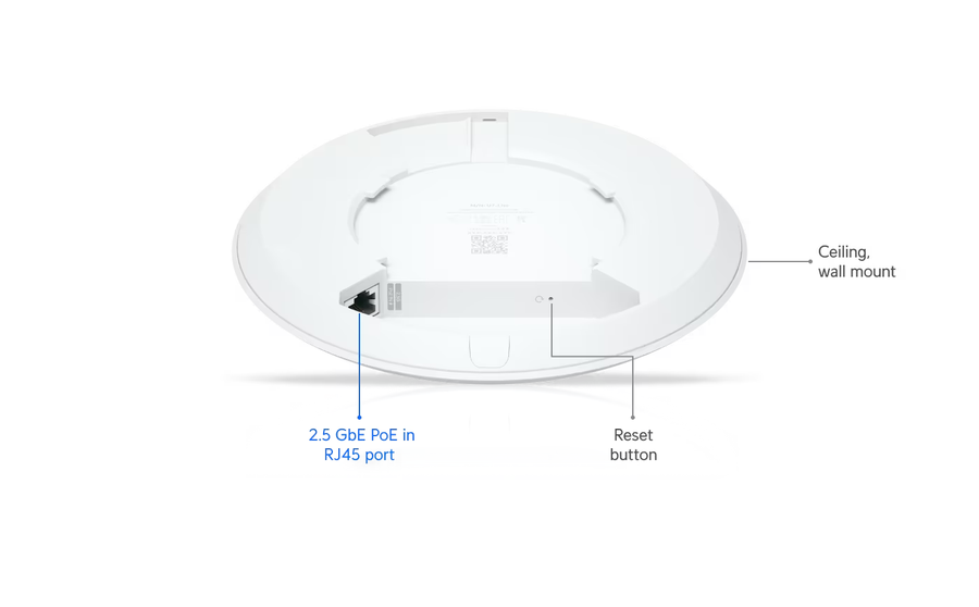 Ubiquiti U7-LITE - Wi-Fi 7 Access Point 802.11be dual-band 2x2 MIMO