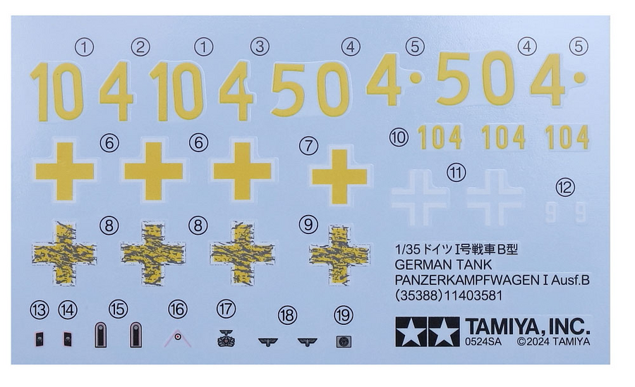Tamiya 35388 - TAMIYA 1/35 Pz.kpfw. I Ausf.B