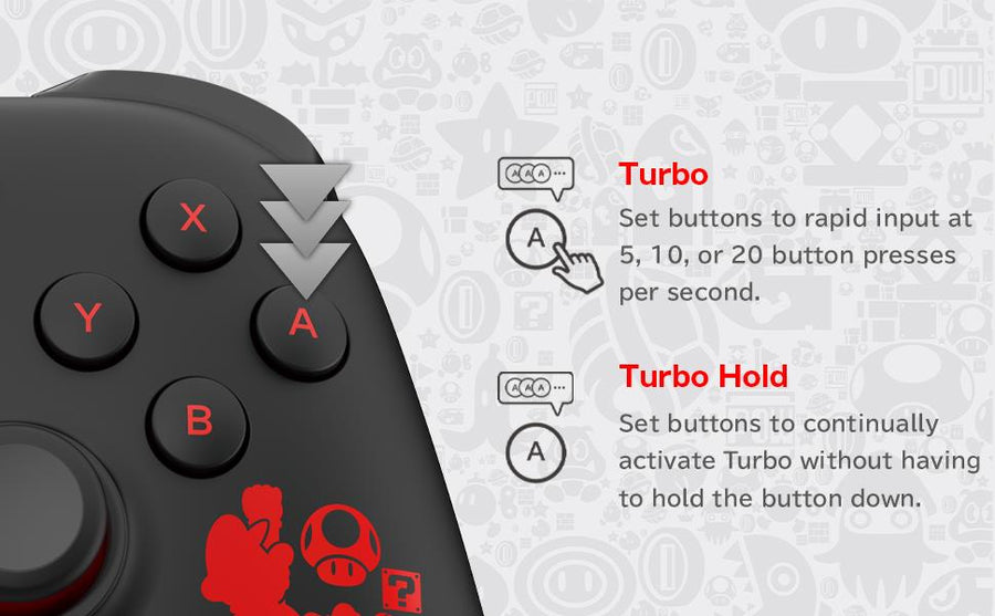 Hori Switch Zubehör PNSHPTM - Hori Switch HORIPAD Turbo (Mario)