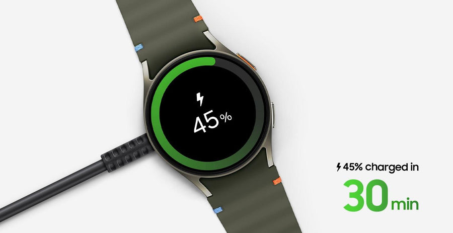 Samsung Wireless Charger for Galaxy Watches - Black Fast Charging Galaxy Watch up to 45% in just 30 minutes with Samsung Wall Charger - Compatible with Galaxy Watch 8/7/6/5/Ultra models