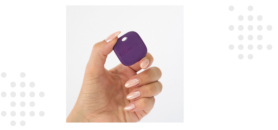 TARPUR - Boompods Boomtag Rechargeable - Purple
