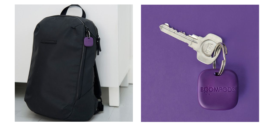 TARPUR - Boompods Boomtag Rechargeable - Purple