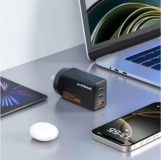 MB-PD65W2CA-K - mbeat Gorilla Power PD 65W GaN II USB-C-Ladegerät