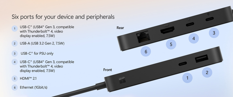 Microsoft Surface USB 4 Dock