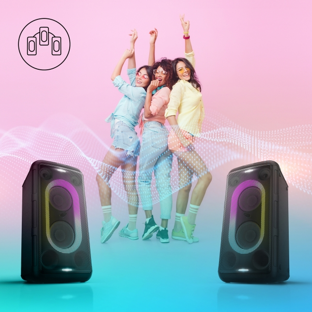SC-BMAX10WWK - PARTYBOX SPEAKER WITH BATTERY