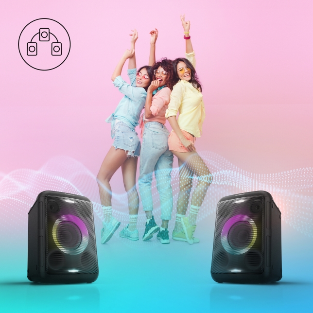 SC-BMAX5WW-K - PARTY BOX SPEAKER WITH BATTERY