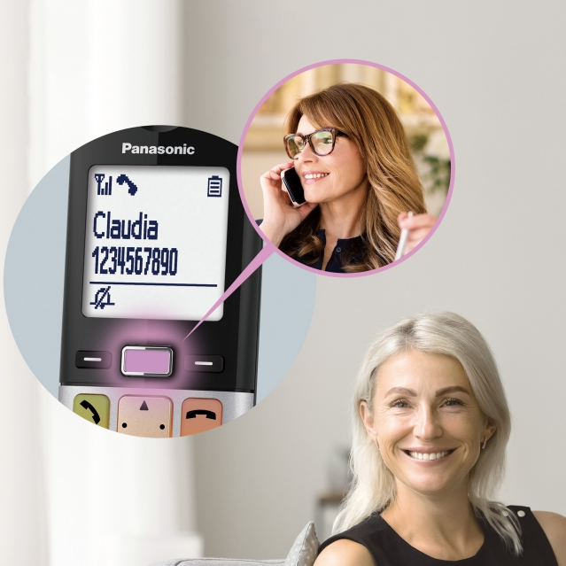KX-TGU432AZB - PHONE CORDLESS TWIN LARGE BUTTON