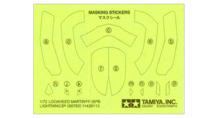 Tamiya 60793 - TAMIYA 1/72 F-35B LIGHTNING II