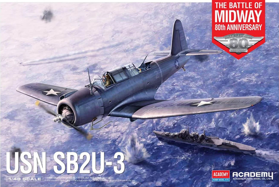 Academy 9-12350 - ACADEMY1/48 USNavy SB2U-3 BATTLE OF MIDWAY