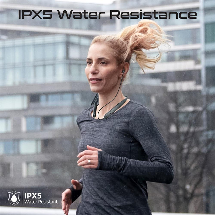 Promate LEAP-200H - SportFit HiFi Wireless NeckBand Earphones 200 Hours Playtime. ENC Noise Reduction