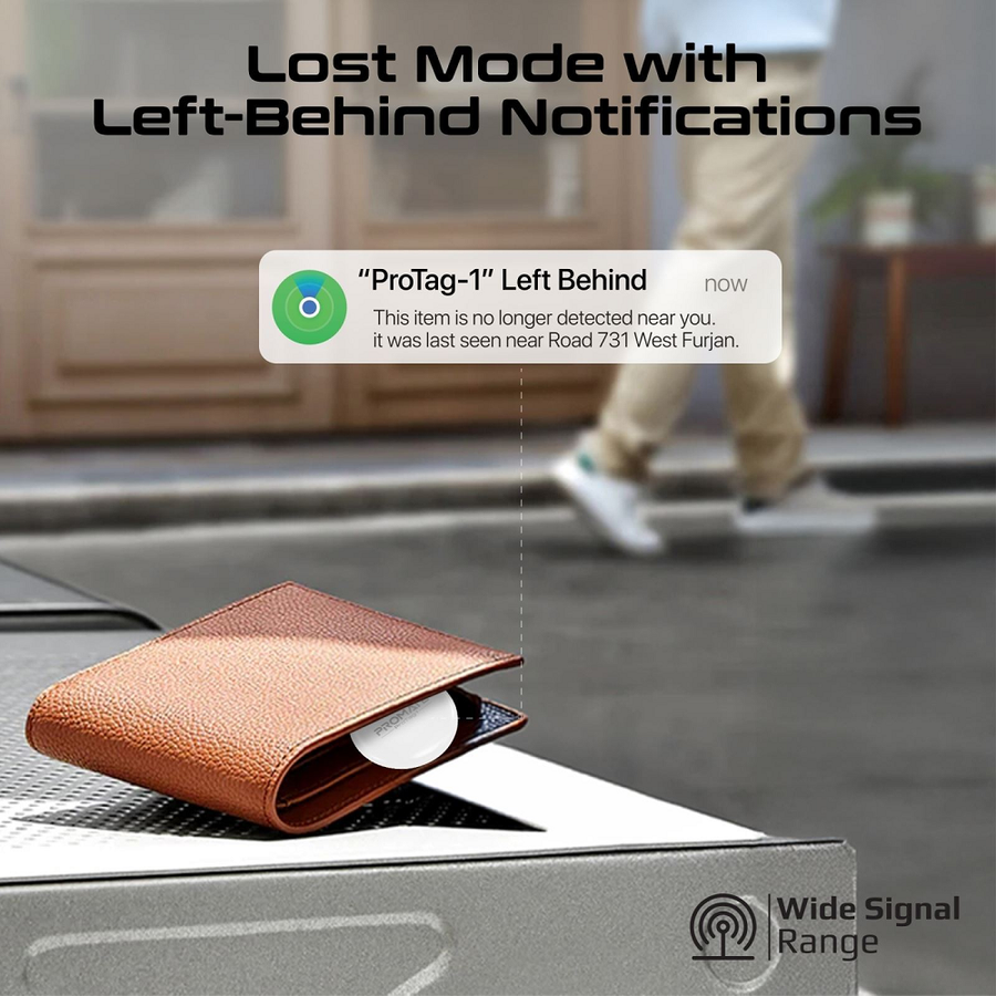 Promate PROTAG-1 - Smart Bluetooth Tracker Tag w/ Smart Precision Positioning. Ultra-compact