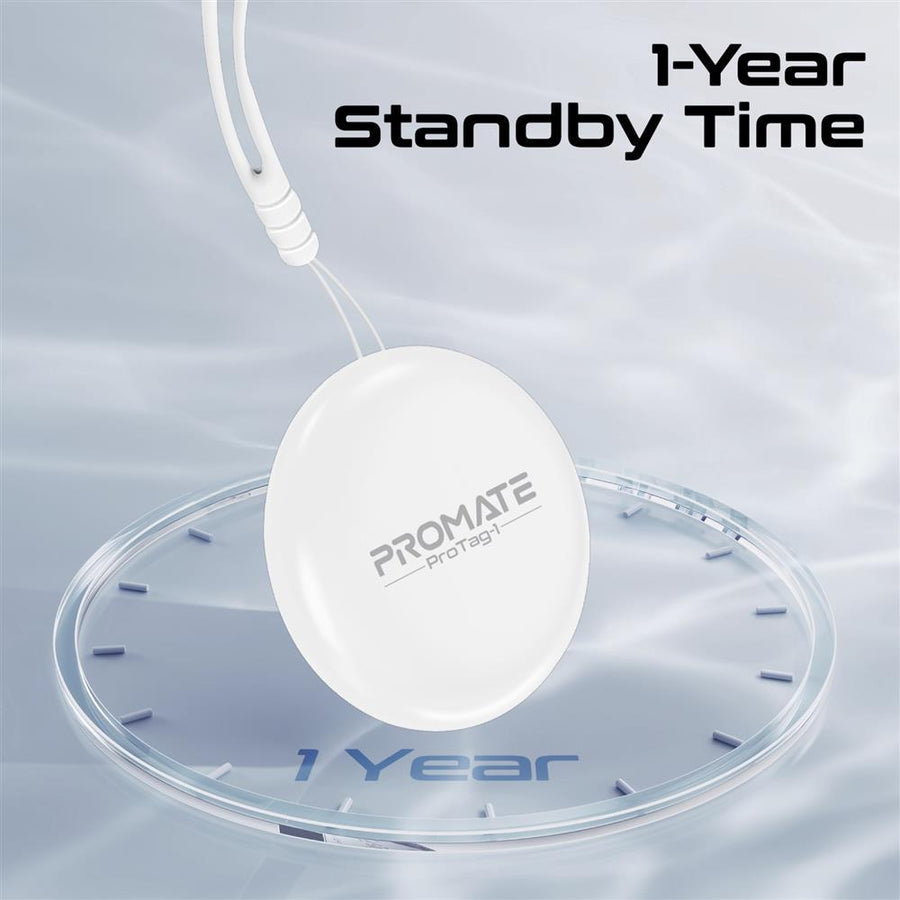 Promate PROTAG-1 - Smart Bluetooth Tracker Tag w/ Smart Precision Positioning. Ultra-compact