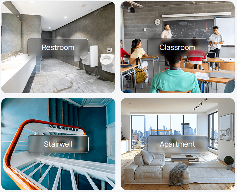 GS601-915M - Milesight GS601 AU915/AS923 LoRaWAN IoT Room Based Vape Sensor