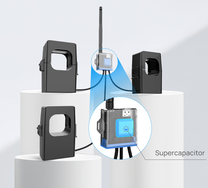 CT310-915M - Milesight LoRaWAN AS923/AU915 Smart Current Transformer CT310 With 3 Phase 1000A Current Capacity